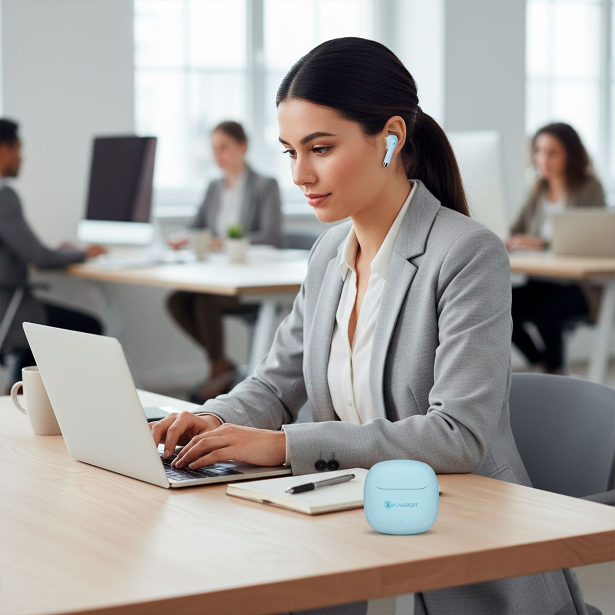 Audífonos true wireless Bluetooth® Hi-Fi manos libres  - azul