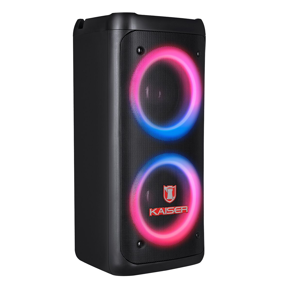 Bocina recargable 2x4" 10 W RMS Bluetooth® con radio FM