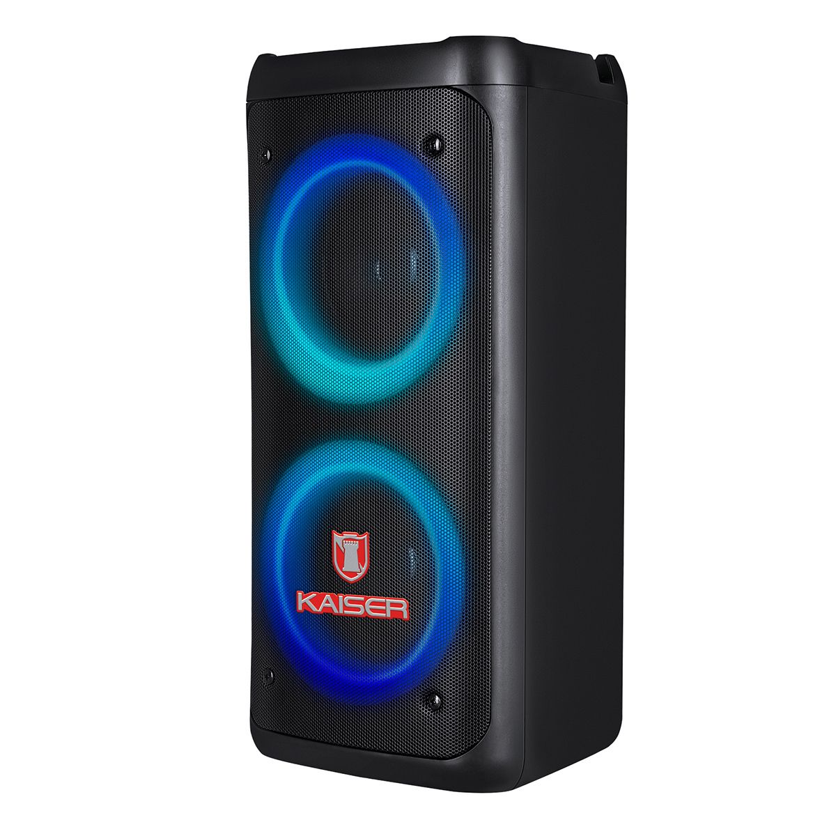 Bocina recargable 2x4" 10 W RMS Bluetooth® con radio FM