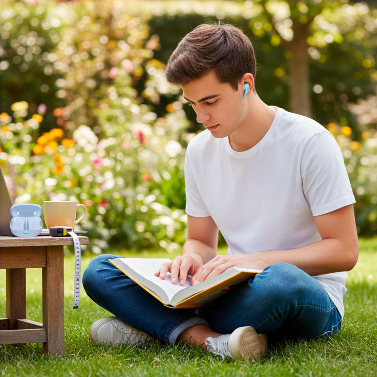Audífonos true wireless Bluetooth® IPX4 sound Hi-Fi - azul