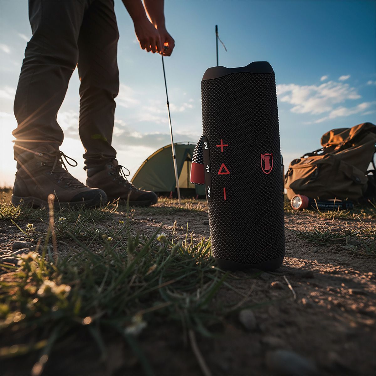 Bocina portátil recargable 10 W RMS Bluetooth® IPX4 hasta 8 hrs