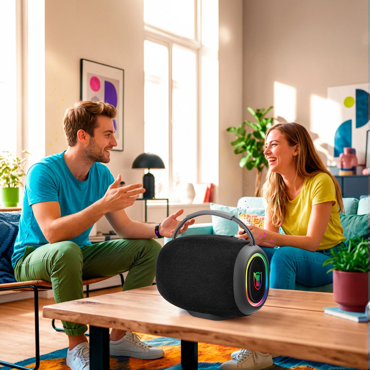 Bocina recargable 15 W RMS Bluetooth® IPX4 hasta 6 hrs