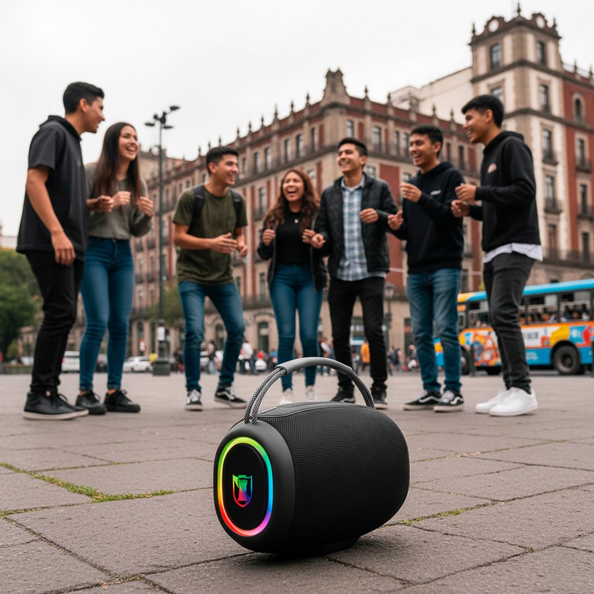 Bocina recargable 15 W RMS Bluetooth® IPX4 hasta 6 hrs