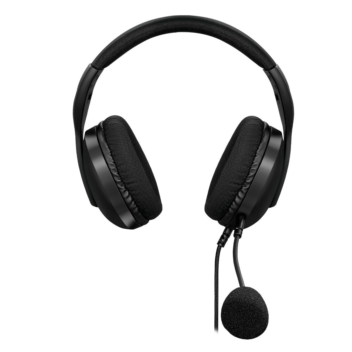 Diadema gamer con micrófono ajustable - negro