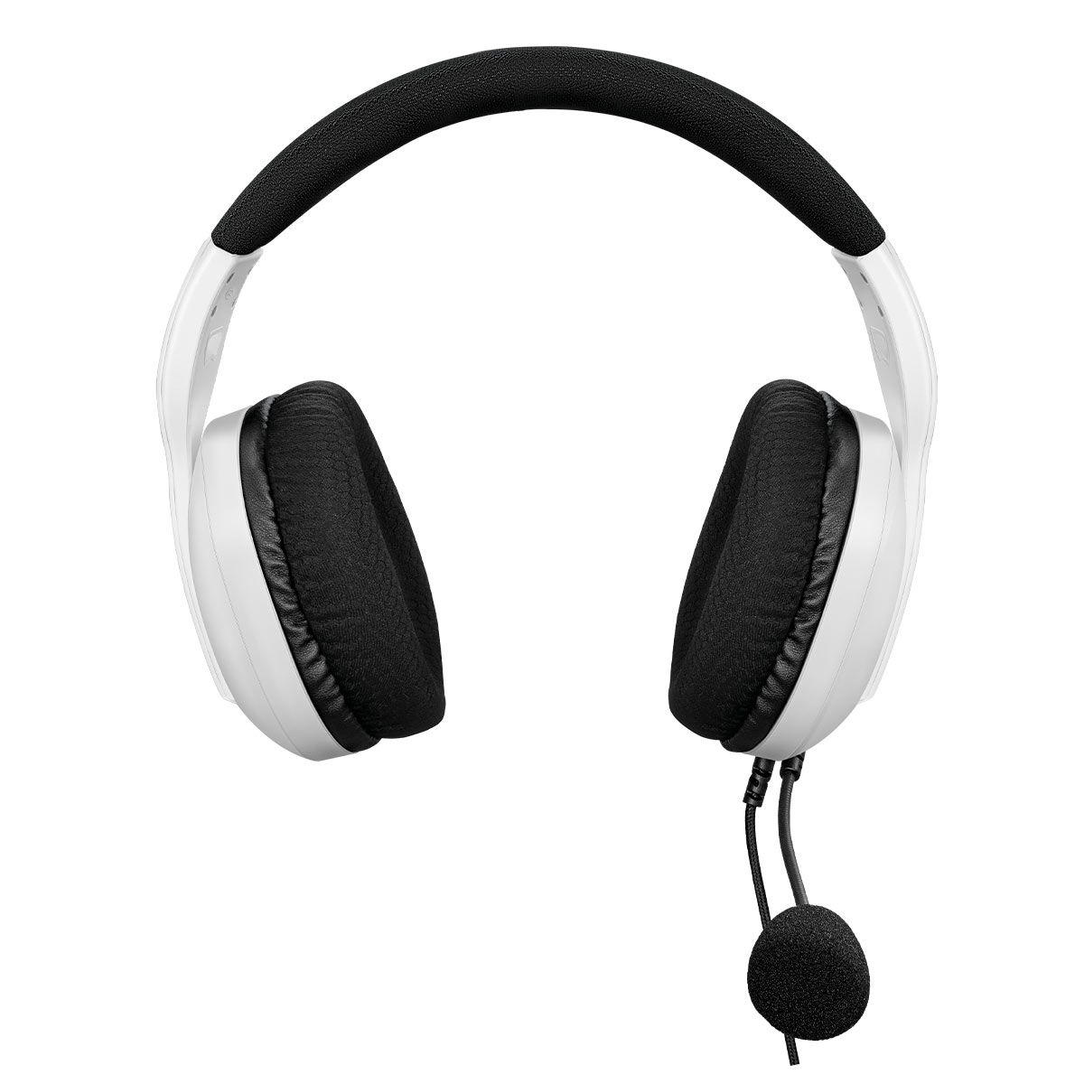 Diadema gamer con micrófono ajustable - blanco