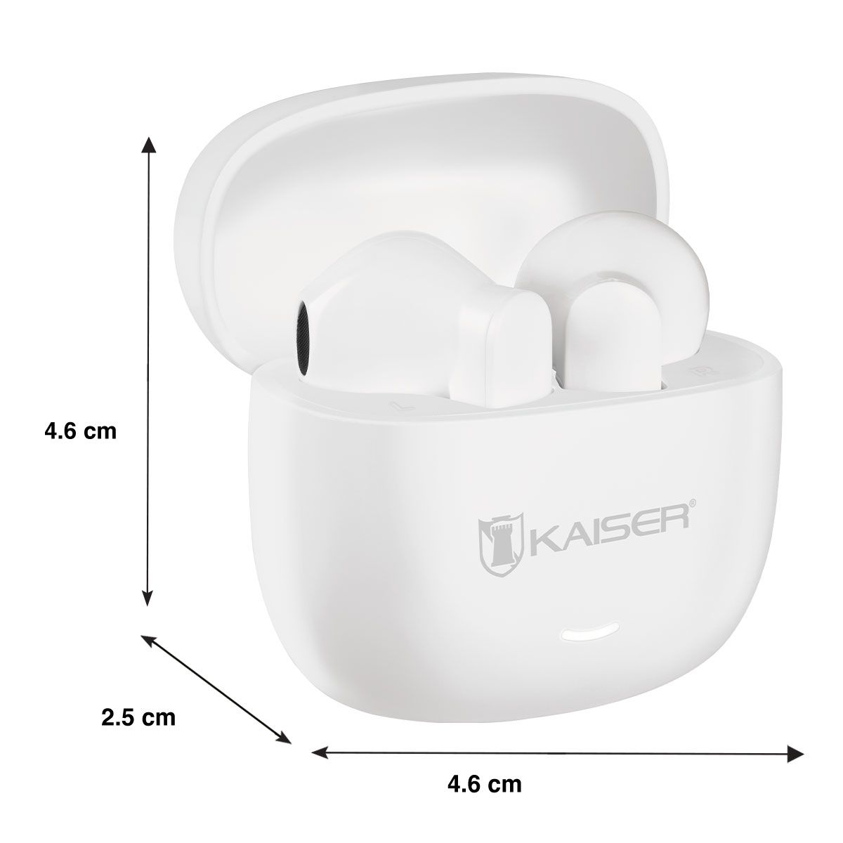 Audífonos true wireless recargable Bluetooth® hasta 20 hrs - blanco
