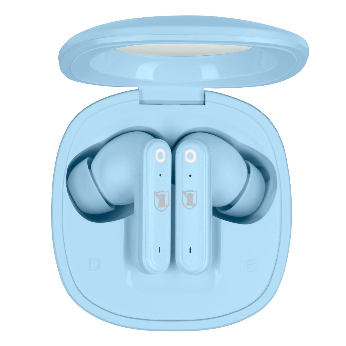 Audífonos true wireless Bluetooth ®  IPX4 luz Led rainbow - azul