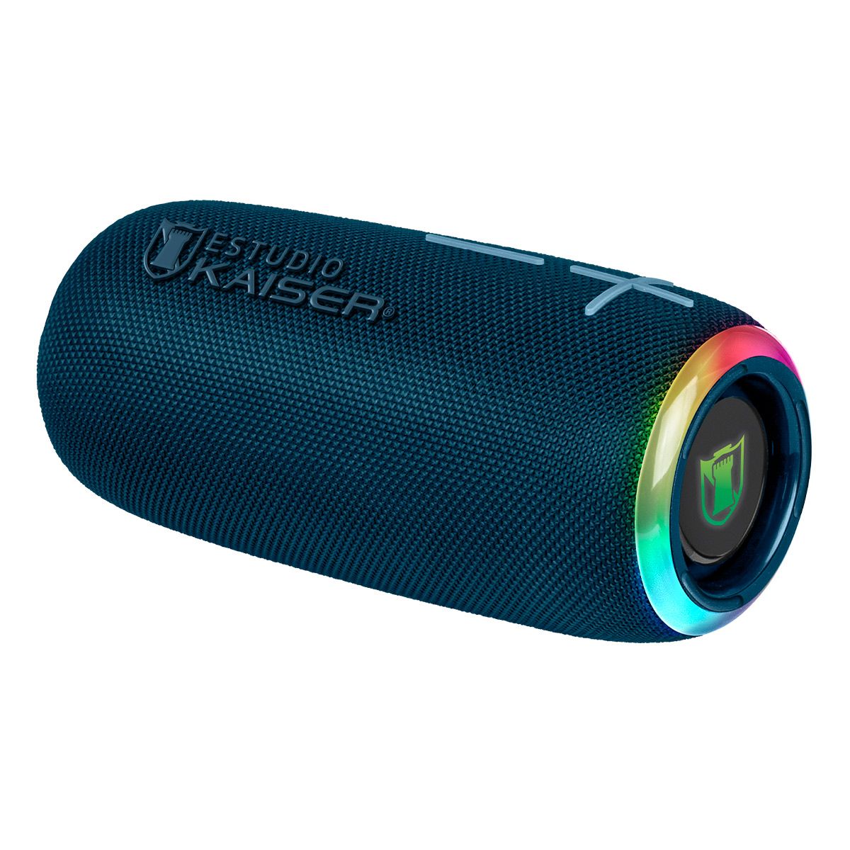 Bocina portátil 20 W RMS Bluetooth® resistente al agua IPX7 hasta 8 hrs - azul