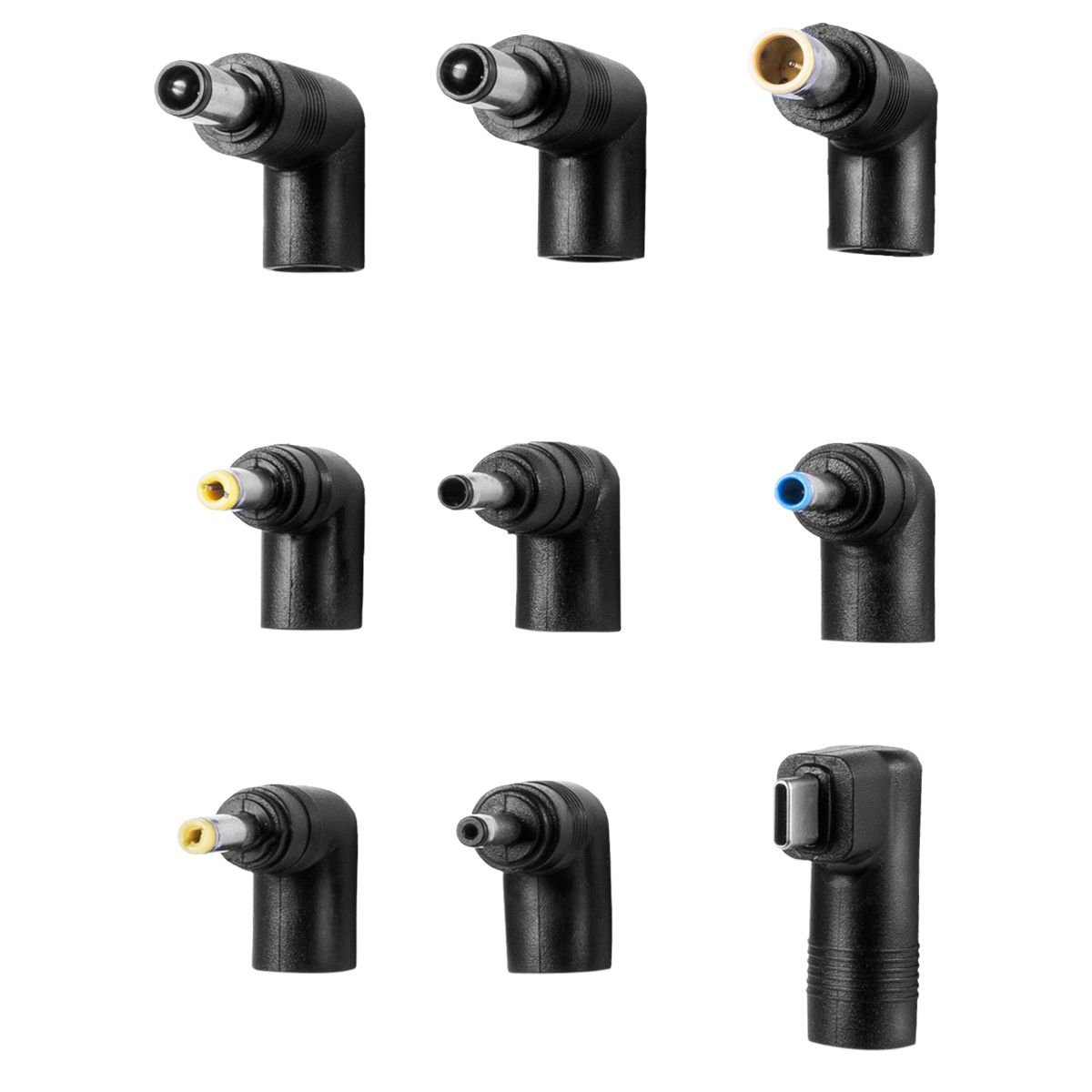 Adaptador para laptop con puntas intercambiables