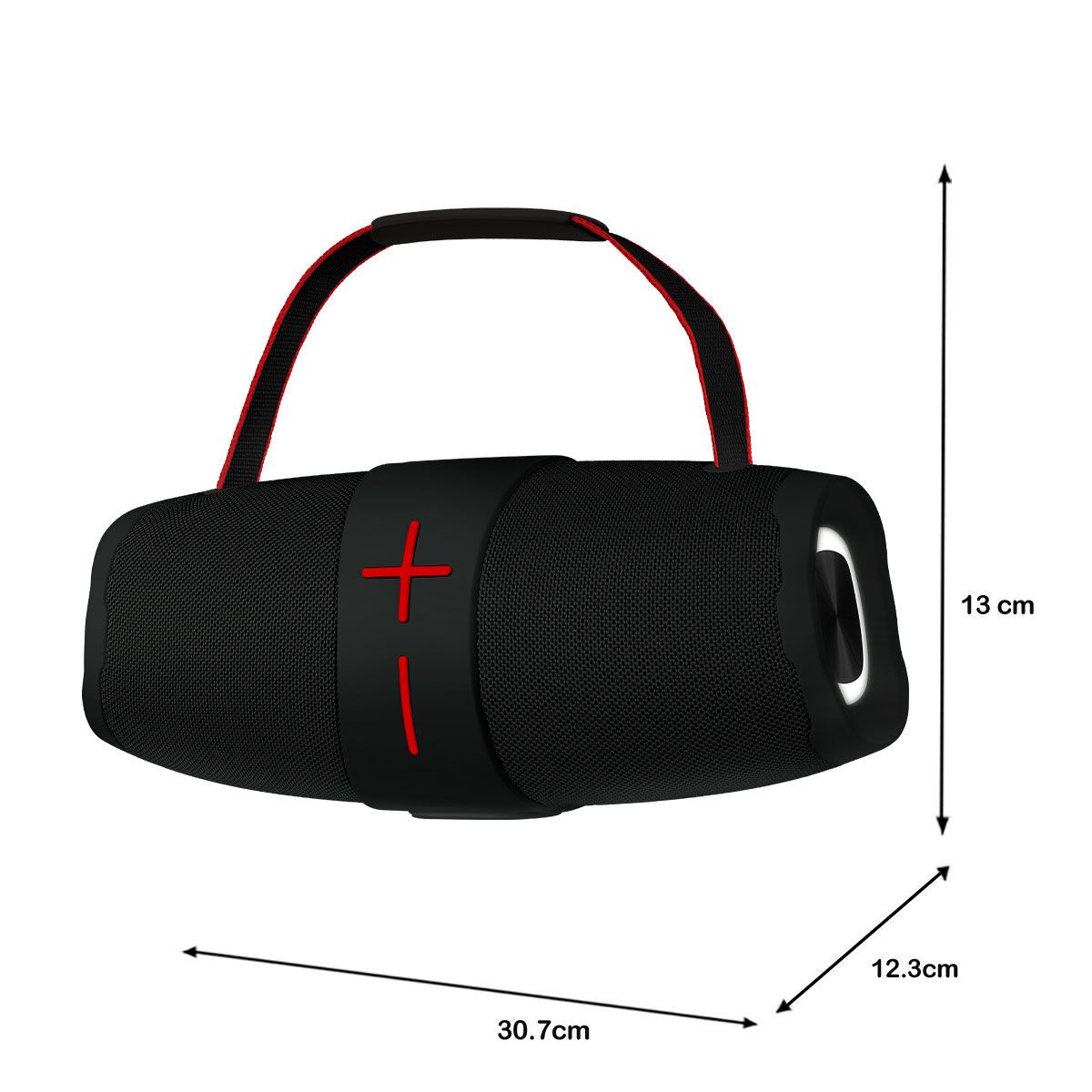 Bocina portátil 20 W RMS Bluetooth® IPX5 hasta 10 hrs, negro
