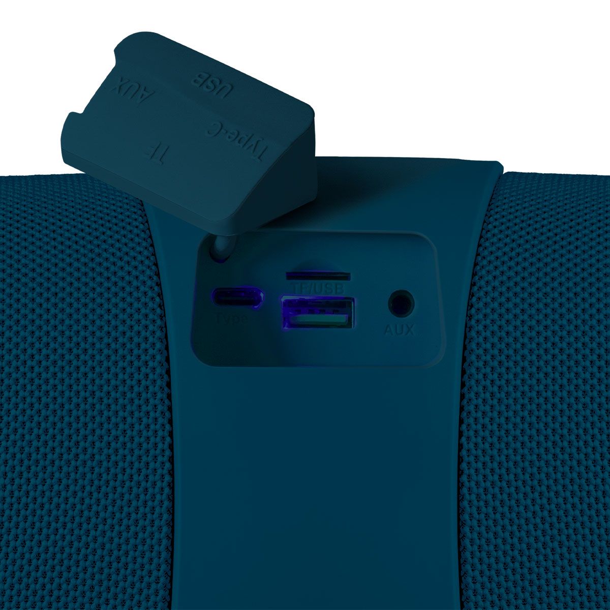 Bocina portátil 20 W RMS Bluetooth® IPX5 hasta 10 hrs, azul