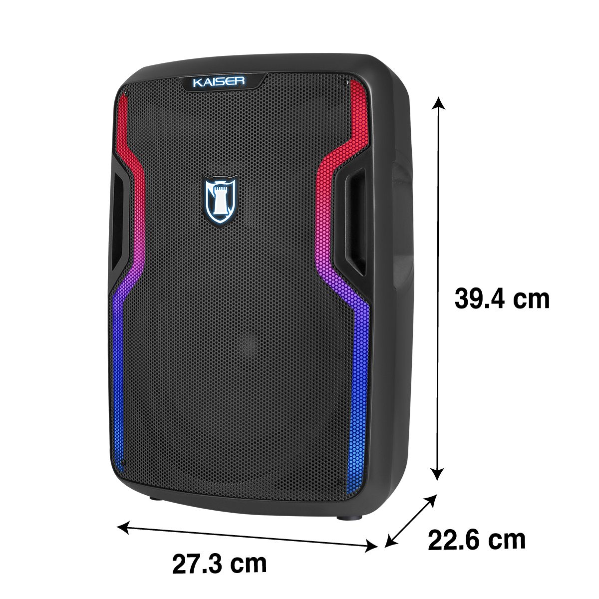 Balfe profesional 8" 20 W RMS Bluetooth® recargable con micrófono