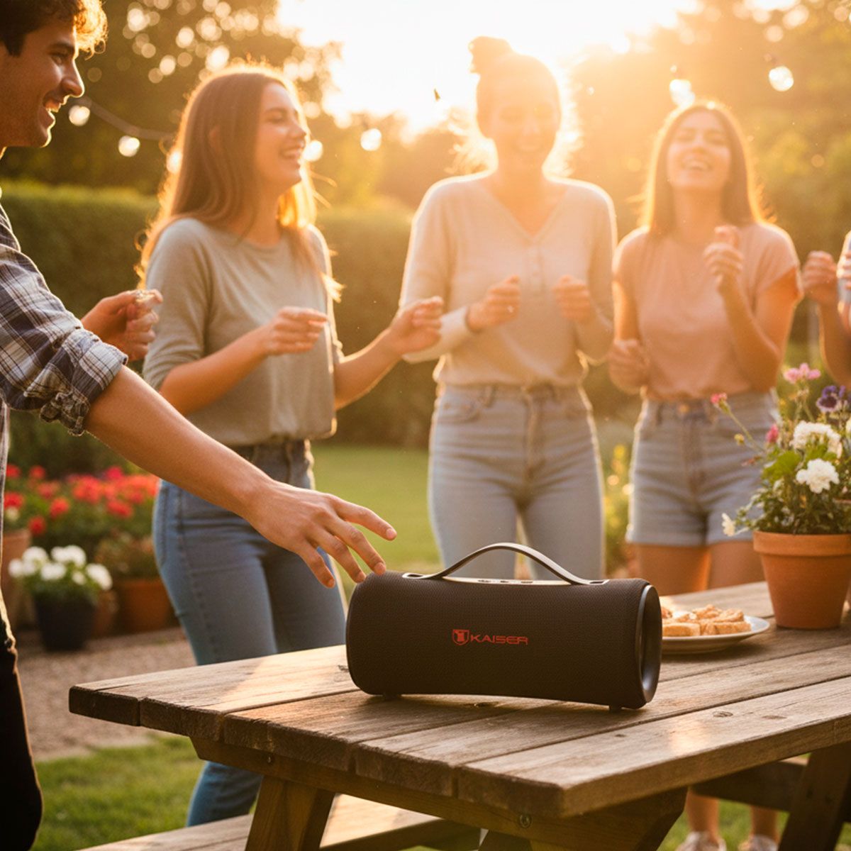 Bocina Portátil Bluetooth® Essential 20W RMS con Batería 12 Hrs