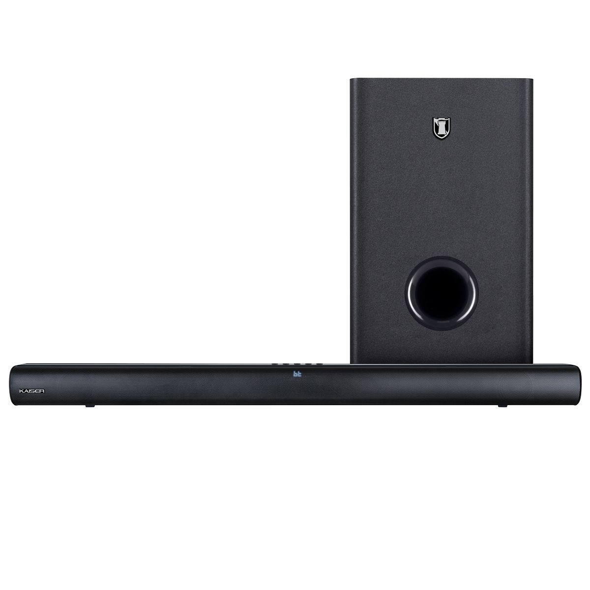 Barra de sonido Bluetooth®  2.1 canales 60 W RMS con subwoofer óptico