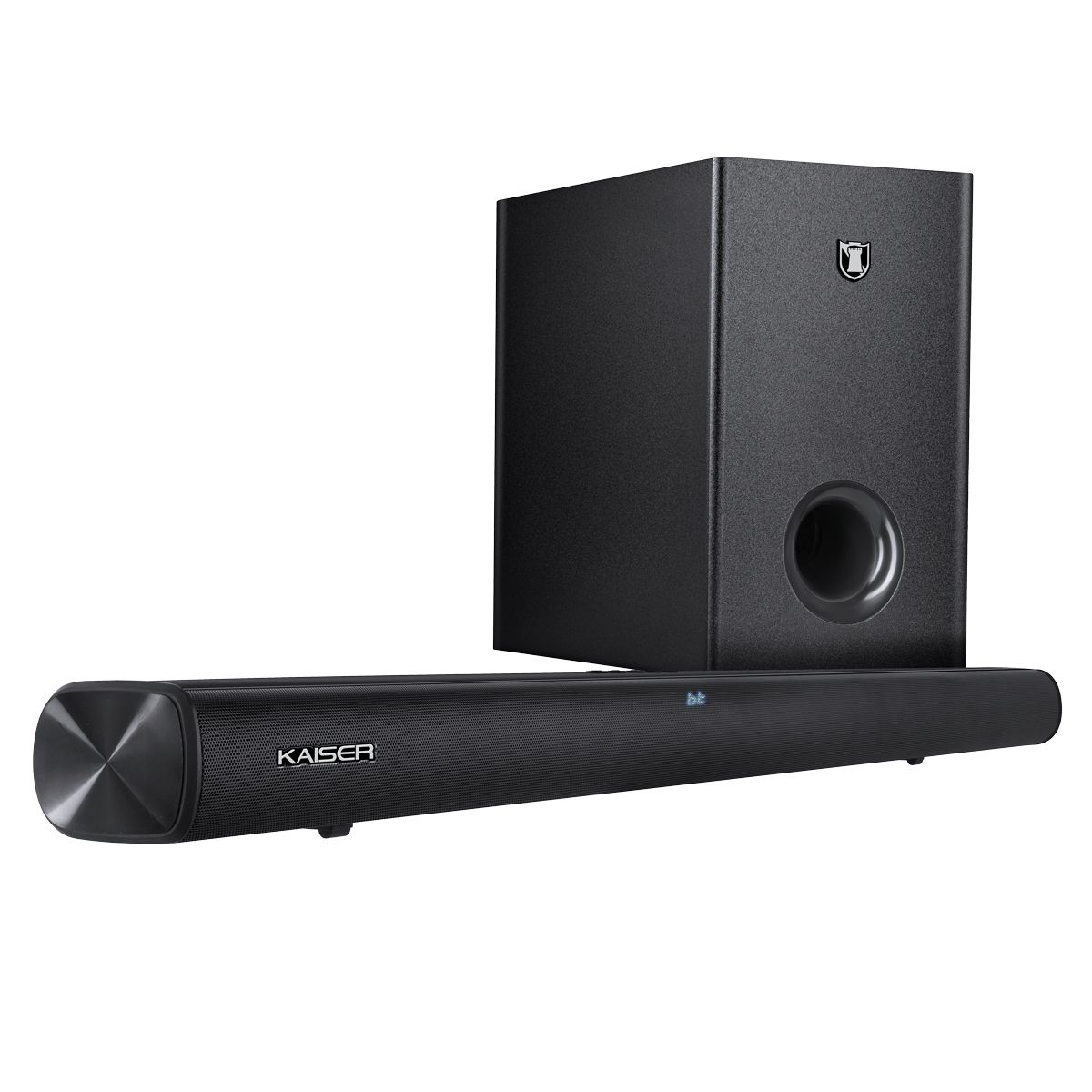 Barra de sonido Bluetooth®  2.1 canales 60 W RMS con subwoofer óptico