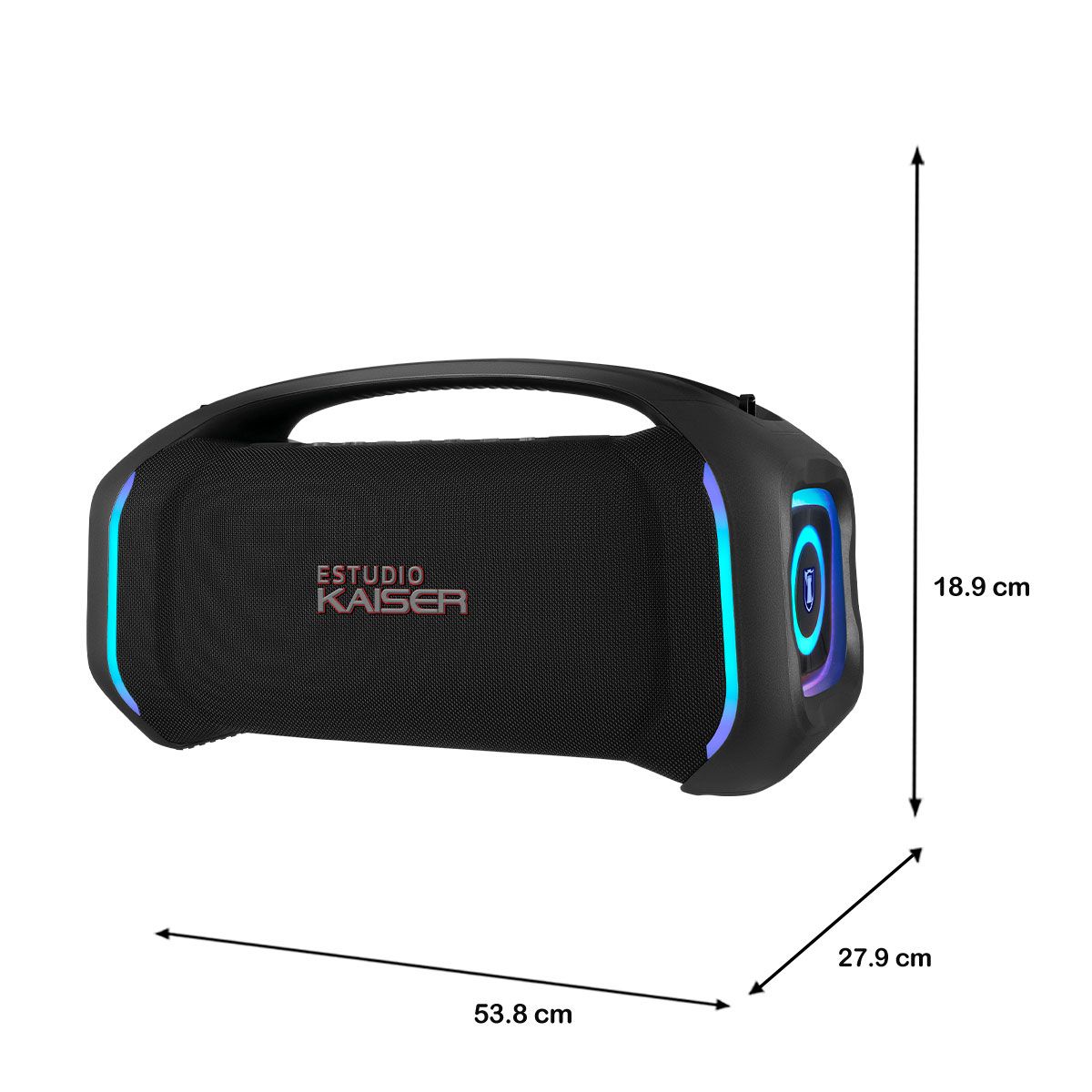 Bocina portátil 200 W RMS Bluetooth® IPX6 con radio FM