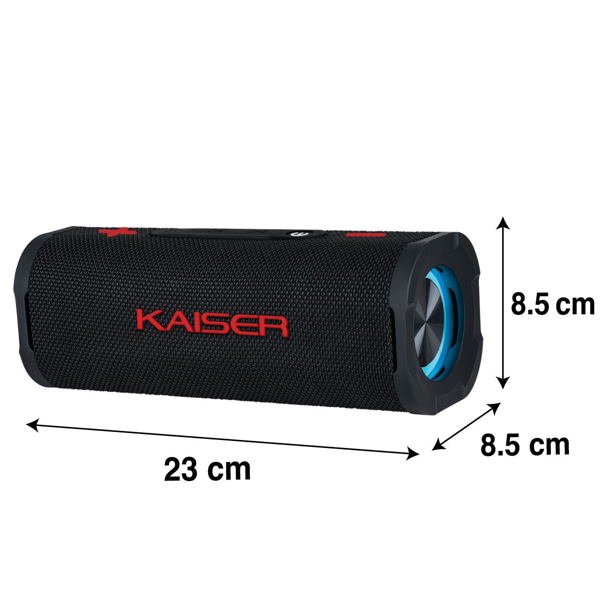 Bocina portátil recargable 22W RMS hasta 8 hrs