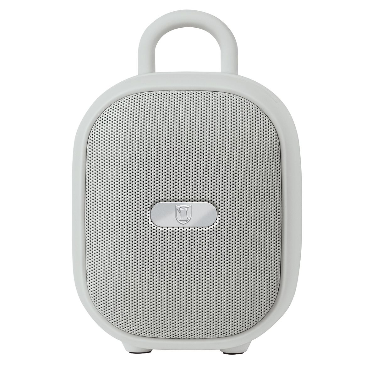 Bocina portátil recargable 15W RMS con reproductor FM blanco