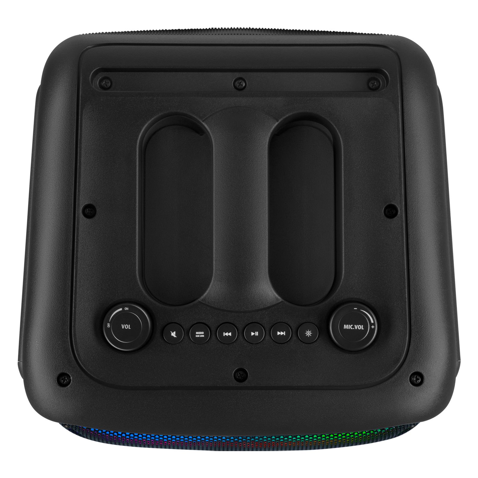 Bafle 8" 20,000 W PMPO portátil efecto flama