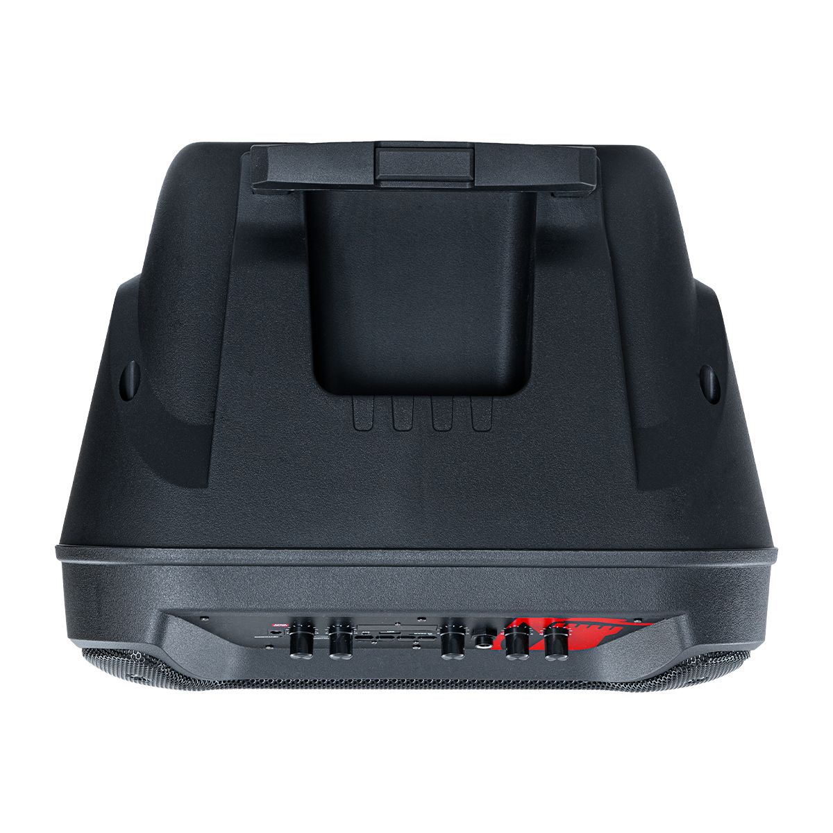 Bafle 15" 25,000 W PMPO con llantas y micrófono