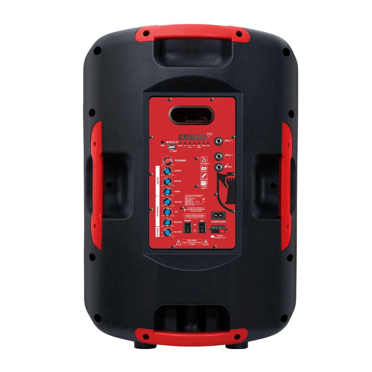 Bafle profesional 15” 40W RMS Bluetooth® con micrófono y tripié