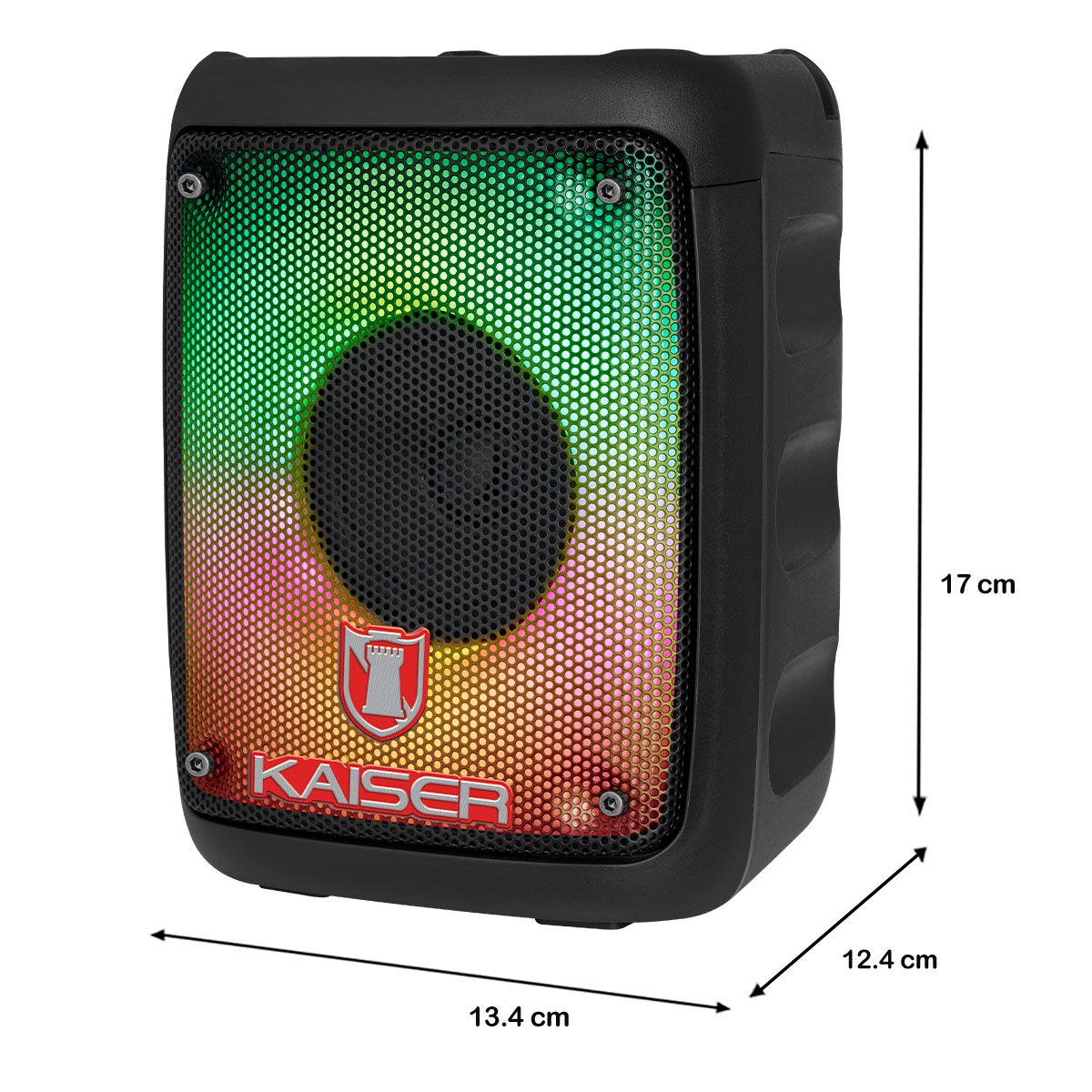 Bafle profesional 3" de 2,900 W PMPO Ranura para celular