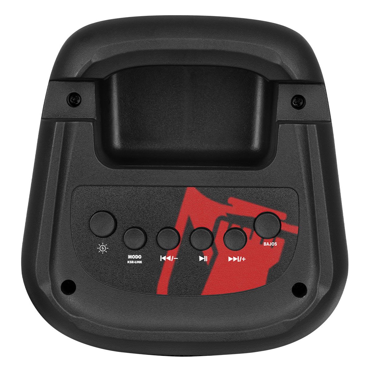 Bafle profesional 3" de 2,900 W PMPO Ranura para celular
