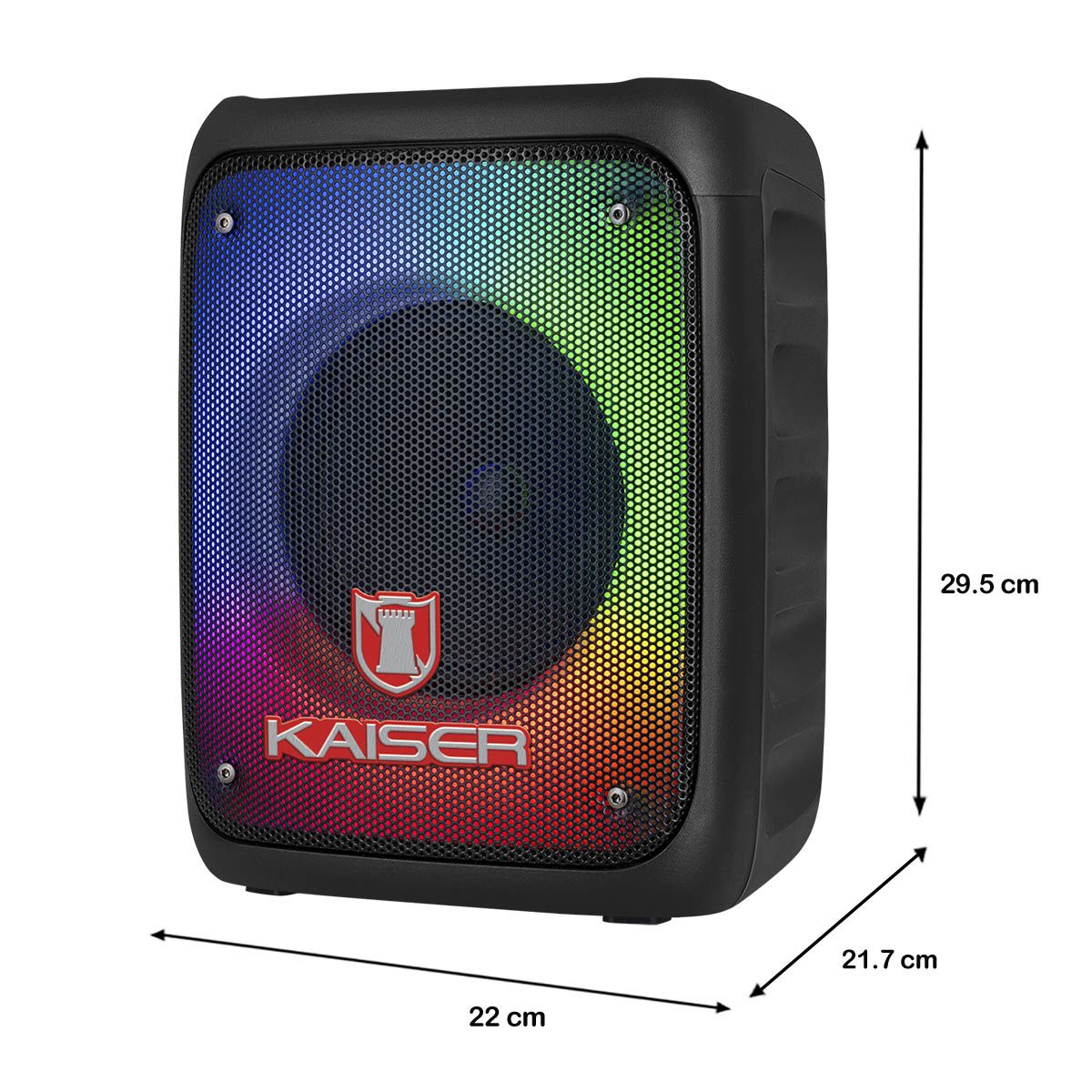 Bafle profesional 6.5" 20 W RMS ranura para celular
