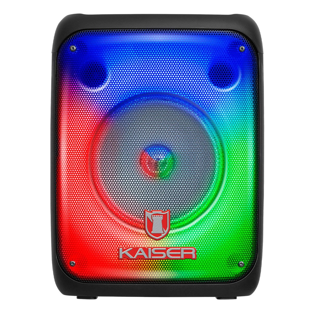 Bafle de 8" recargable 6,500 W PMPO Ranura para celular