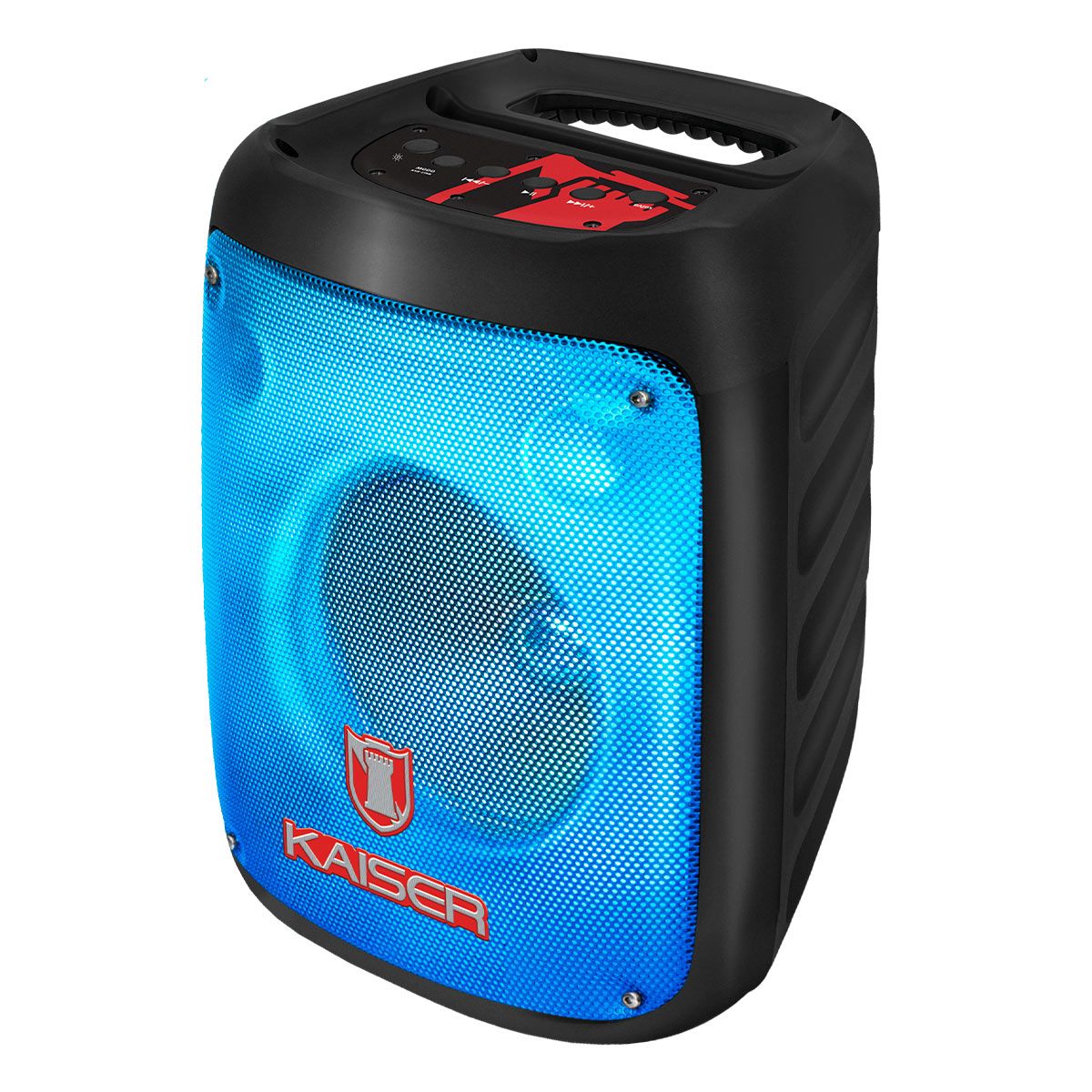 Bafle de 8" recargable 6,500 W PMPO Ranura para celular