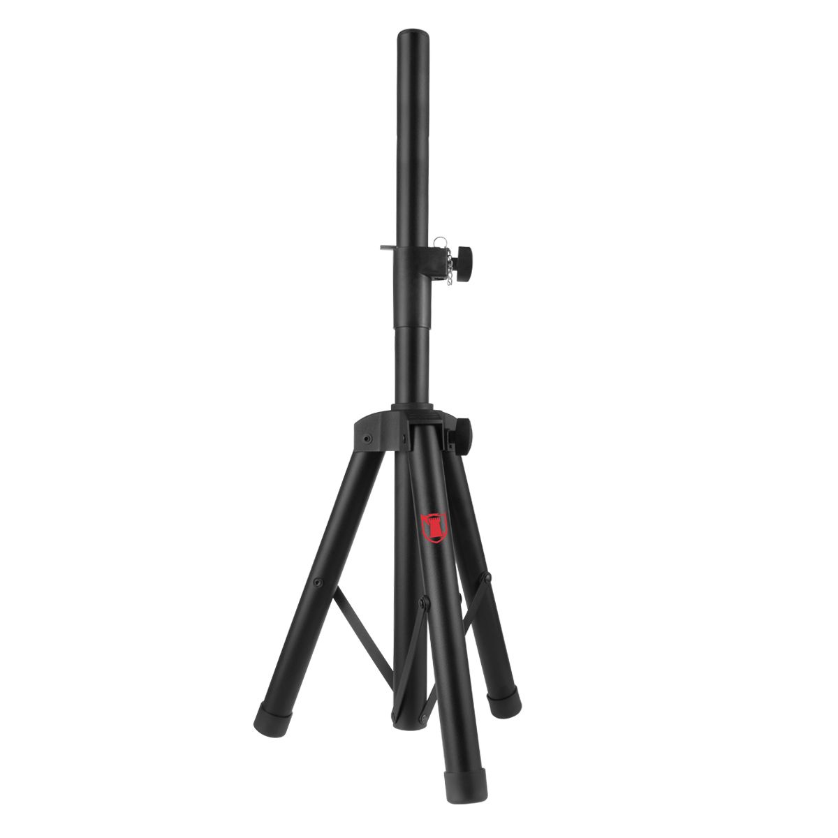 Tripié profesional de acero para bafle 35 kg, negro