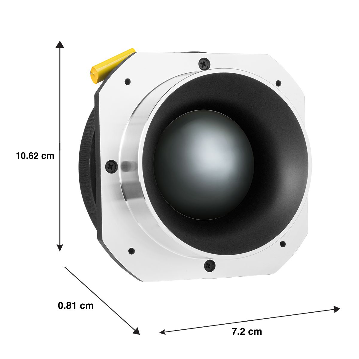 Tweeter bala diamante de titanio con capacitor 1500 W PMPO