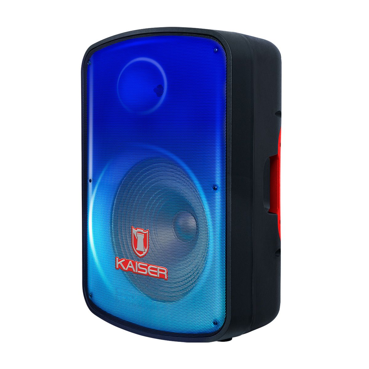 Bafle profesional 15" 30,000 W PMPO con micrófono alámbrico