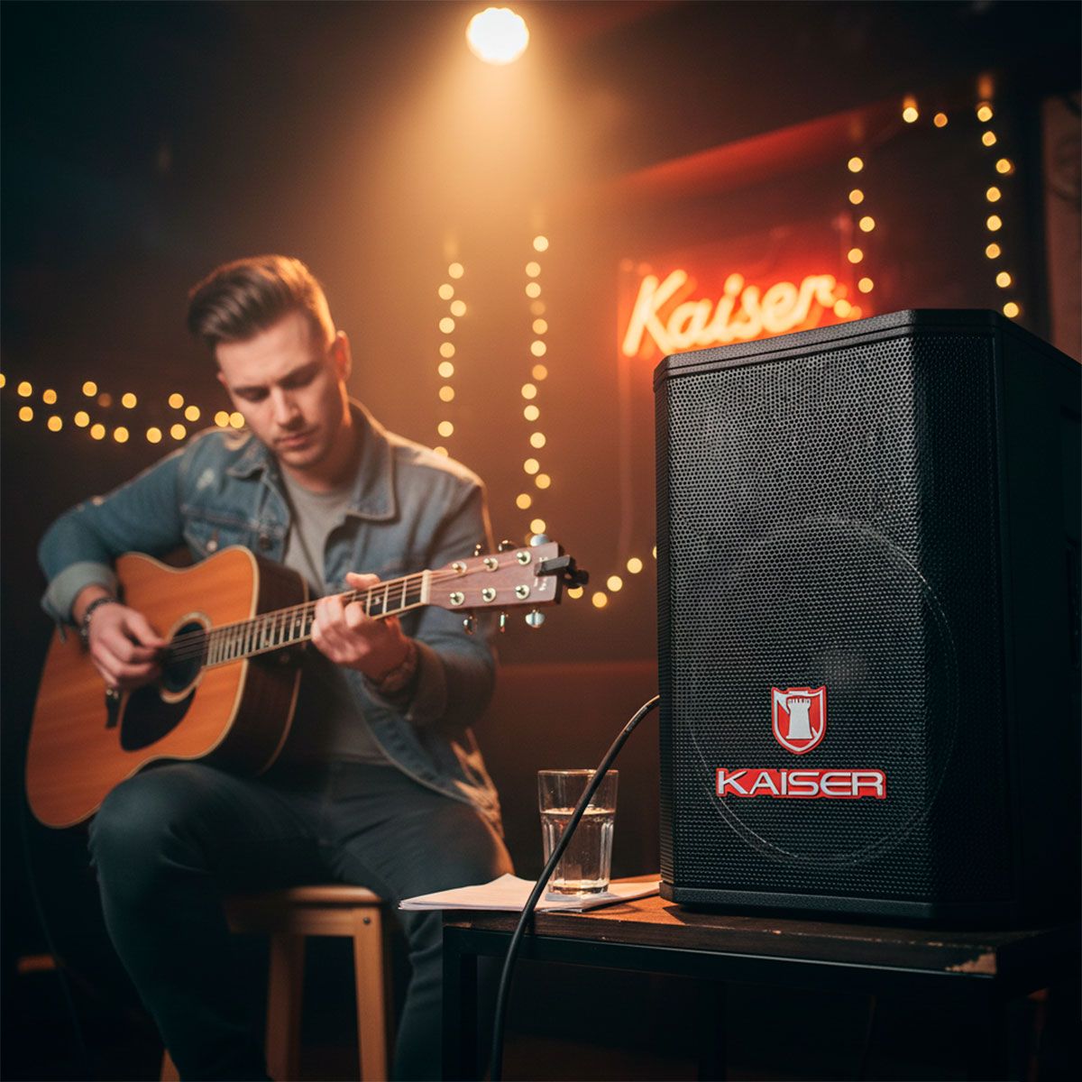 Bafle profesional 8" 40 W RMS Bluetooth® con micrófono y control remoto
