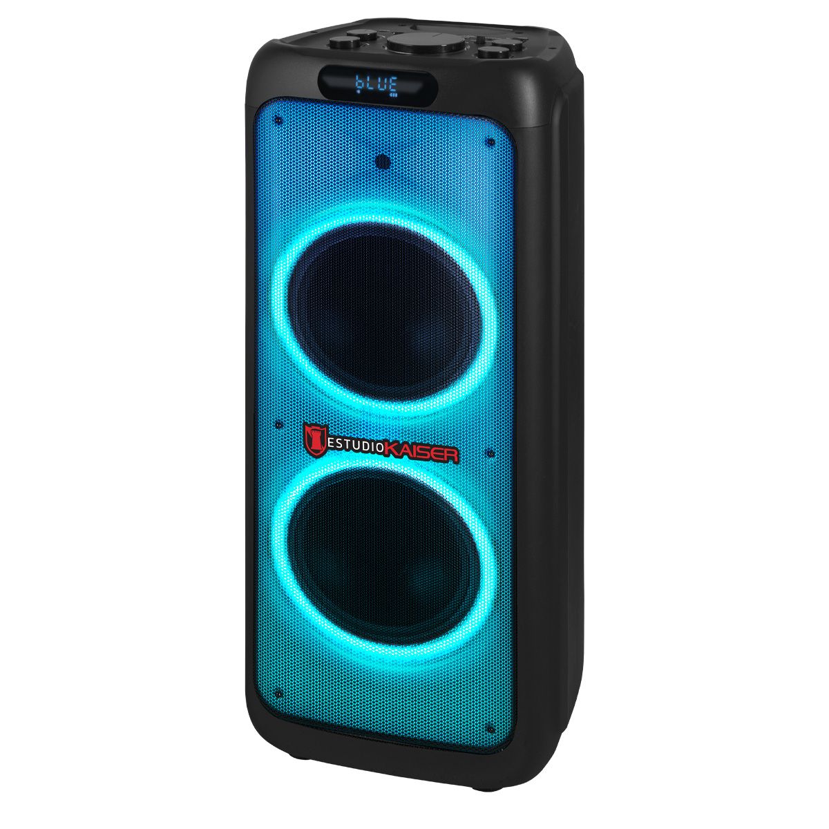 Bafle recargable 2x10" 60W RMS Bluetooth®one body con micrófono