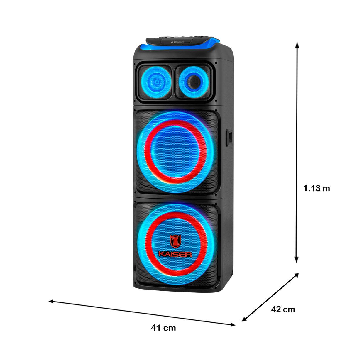 Bafle Profesional Activo 2x12" 120 W RMS Bluetooth® One Body