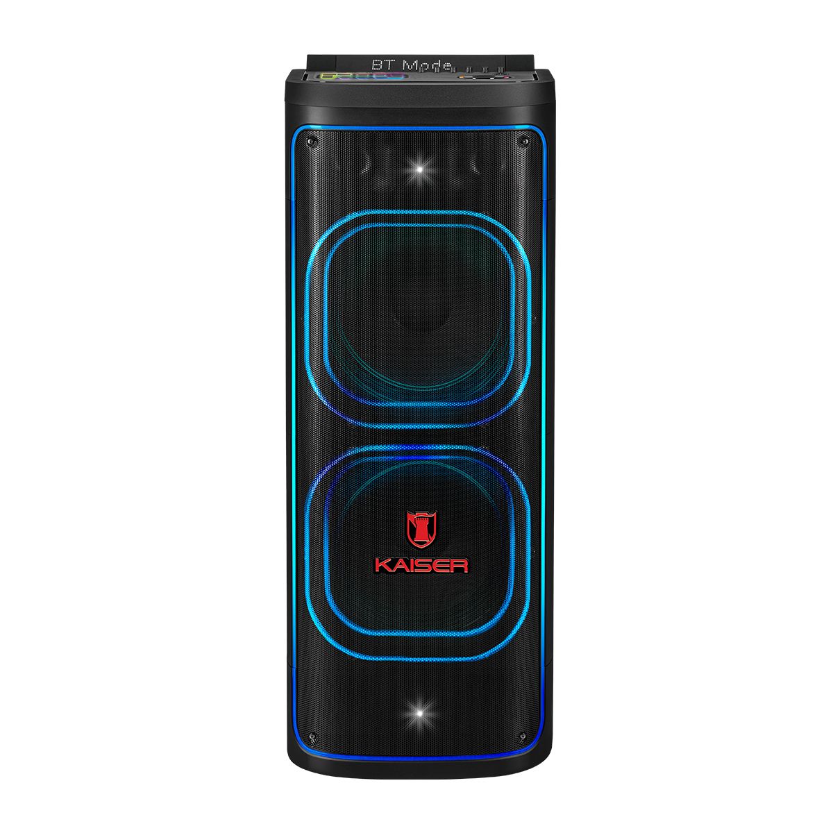 Bafle profesional 2x12" Bluetooth® 60,000 W PMPO con micrófono