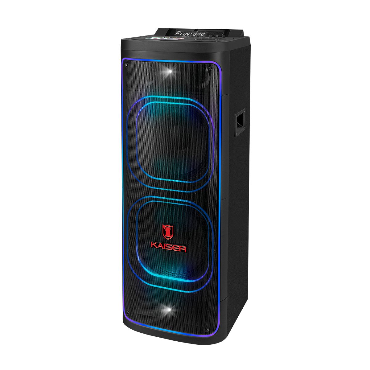 Bafle profesional 2x12" Bluetooth® 60,000 W PMPO con micrófono