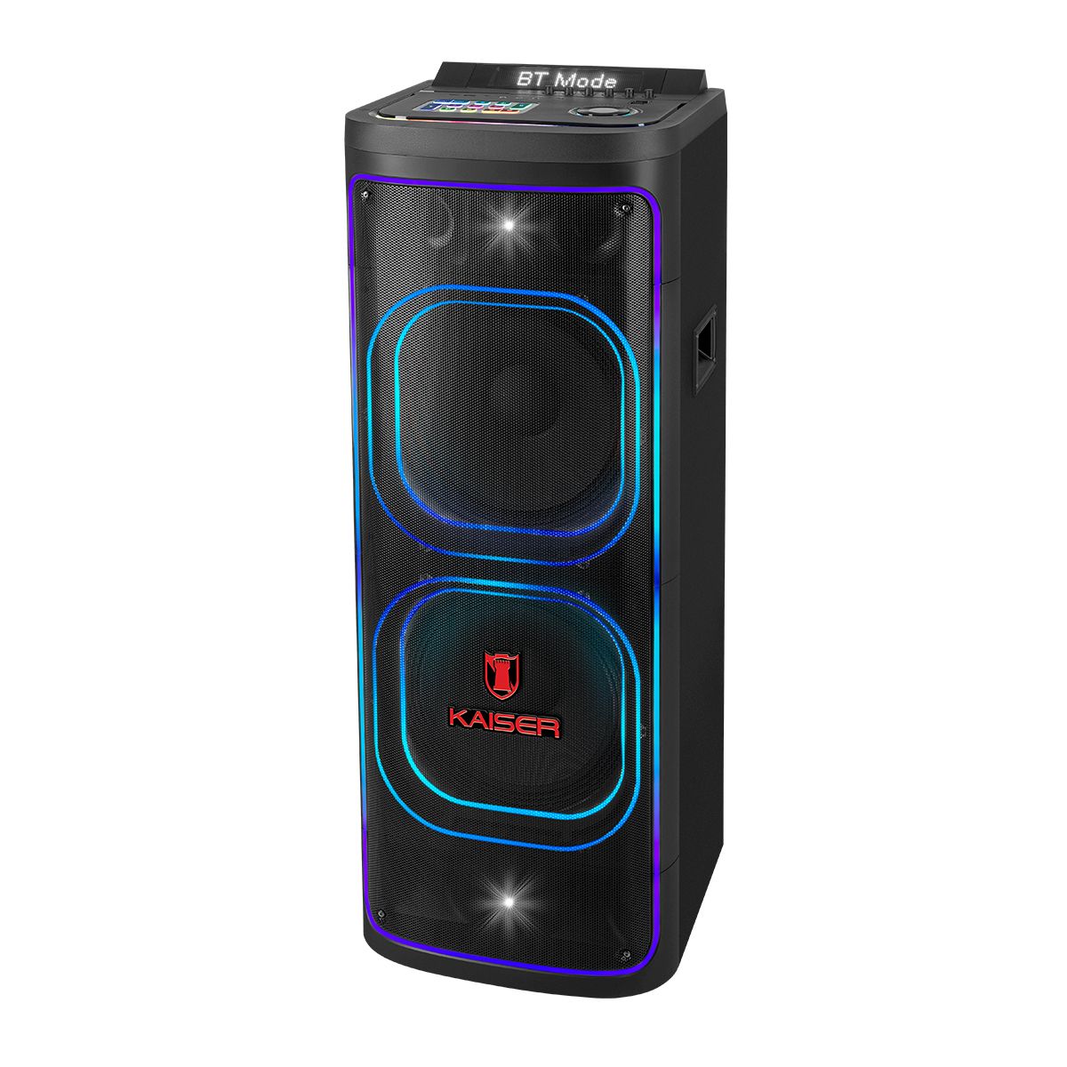 Bafle profesional 2x12" Bluetooth® 60,000 W PMPO con micrófono