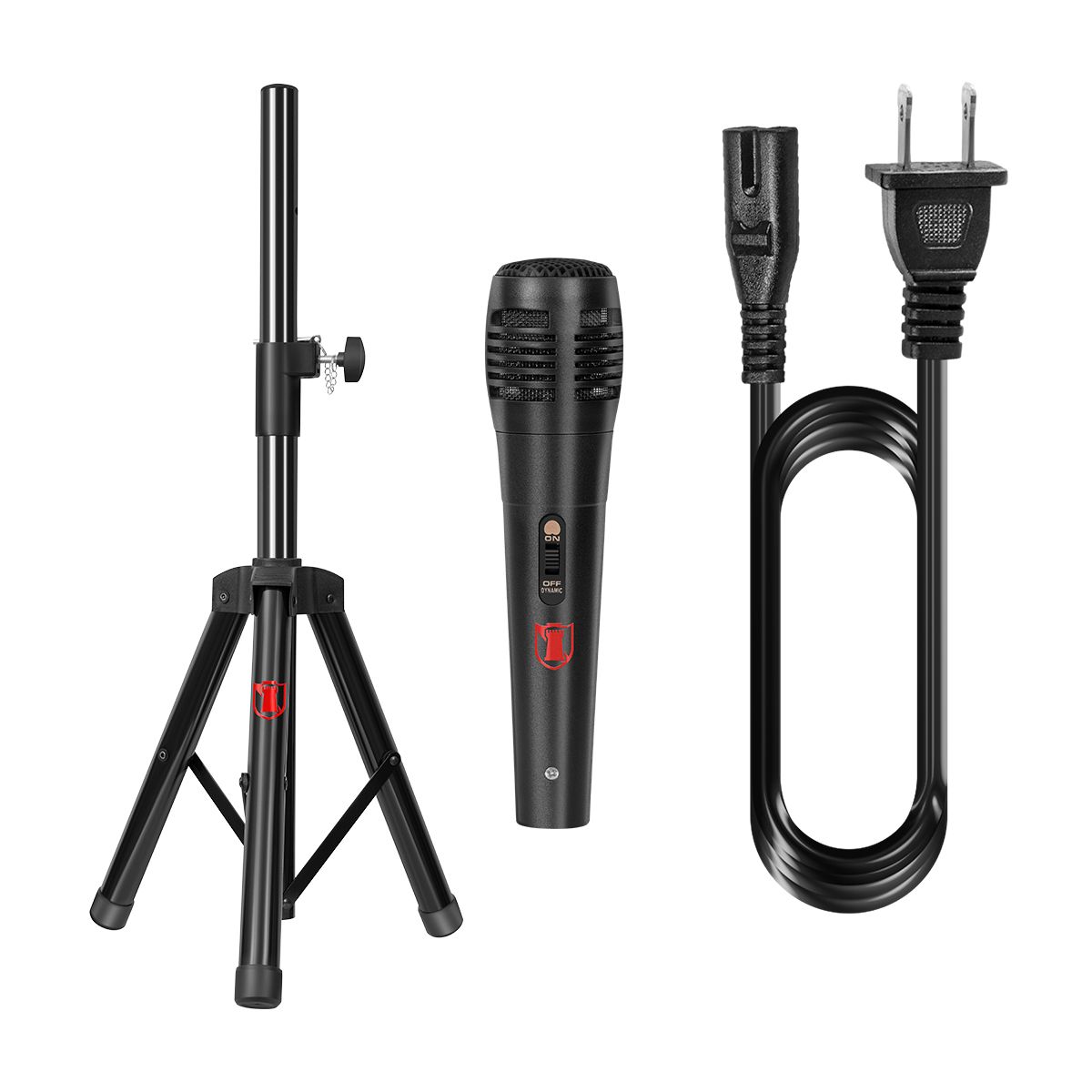 Bafle recargable 15”  25 000 W PMPO con micrófono alámbrico