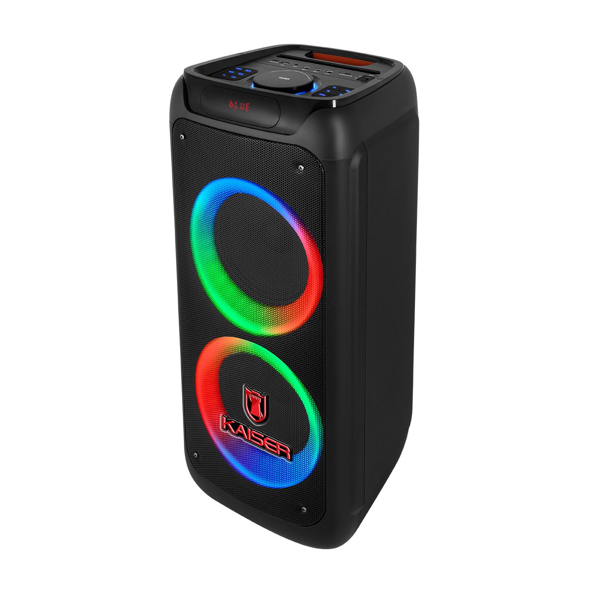Bafle Profesional Recargable 2 x 8” de 30,000 W PMPO con Micrófono