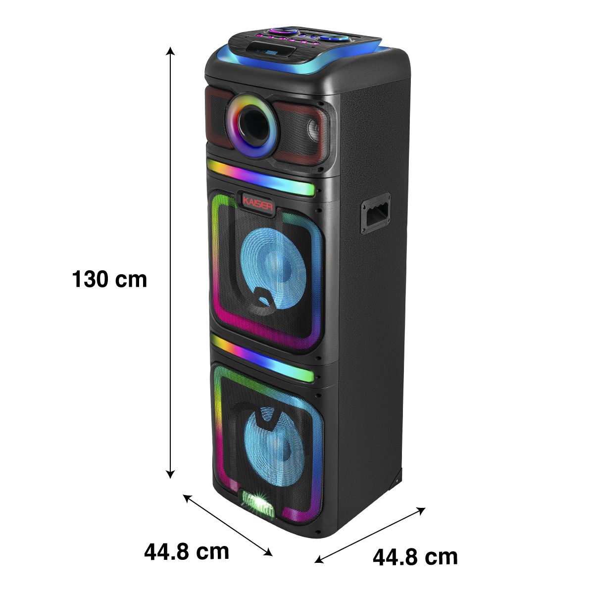 Bafle profesional de 2 x 12" de 70,000 W PMPO