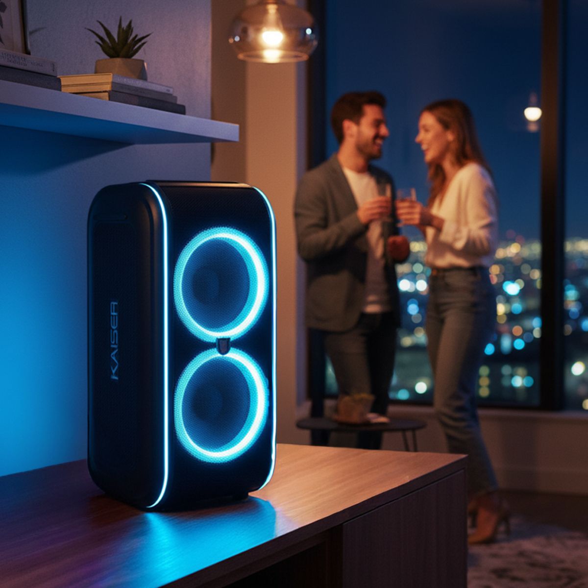 Bafle Recargable 2x6.5" Bluetooth® 30W RMS