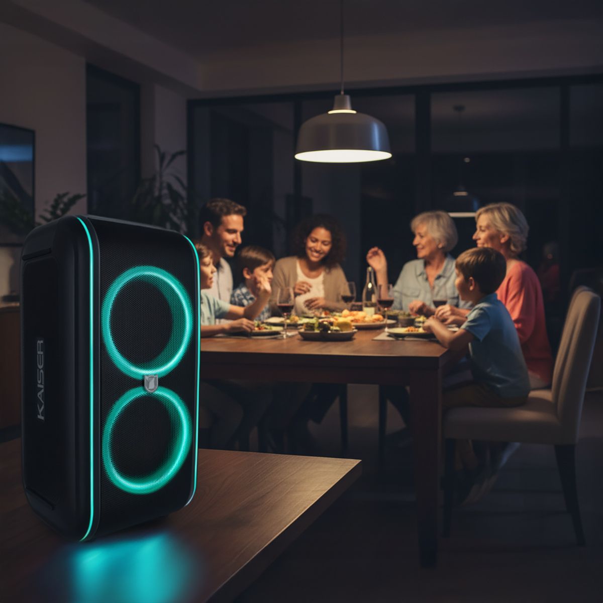 Bafle Recargable 2x6.5" Bluetooth® 30W RMS