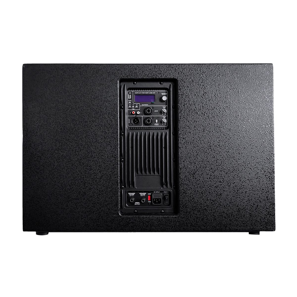 Sistema de audio de 1,000 W RMS con Satélites 4x4” Subwoofer 2x12”