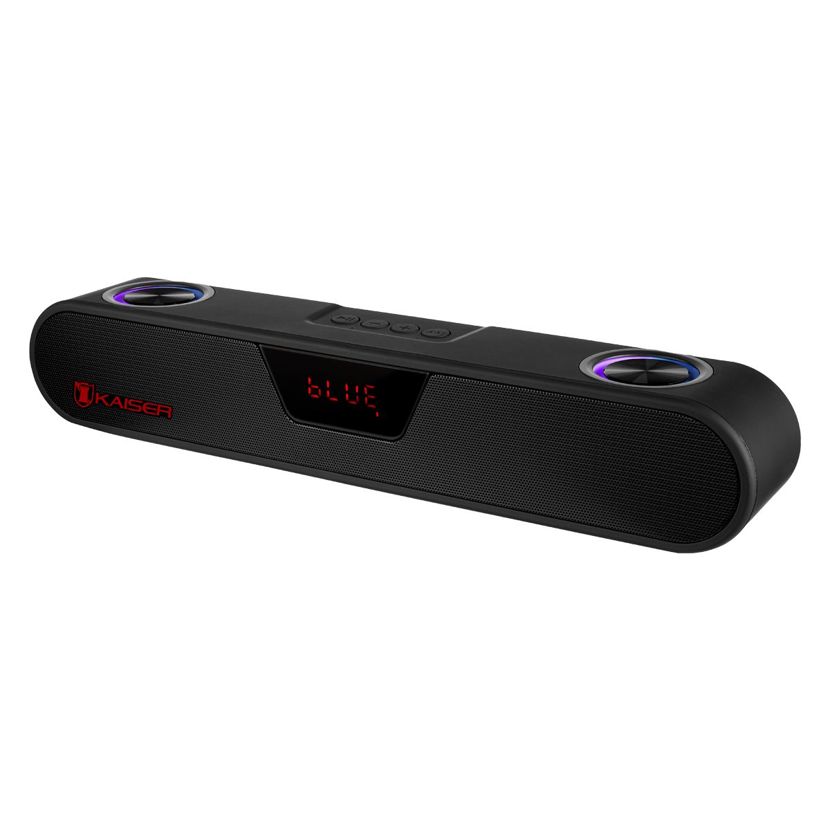 Bocina recargable Bluetooth®  2x2" 10 W RMS manos libres hasta 4 hrs