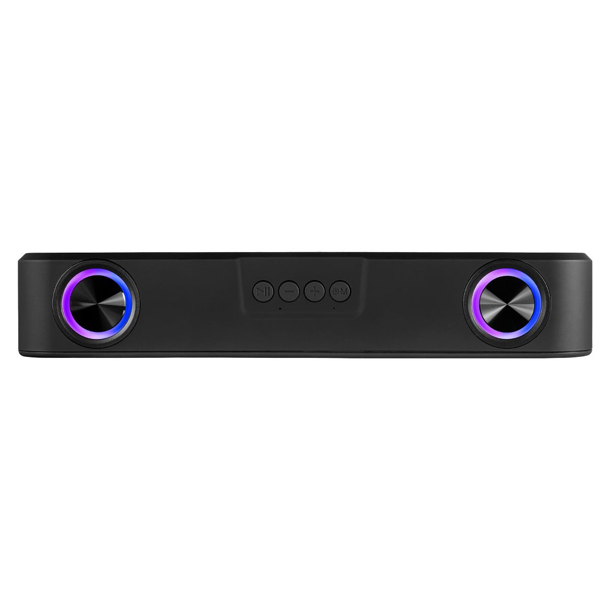 Bocina recargable Bluetooth®  2x2" 10 W RMS manos libres hasta 4 hrs