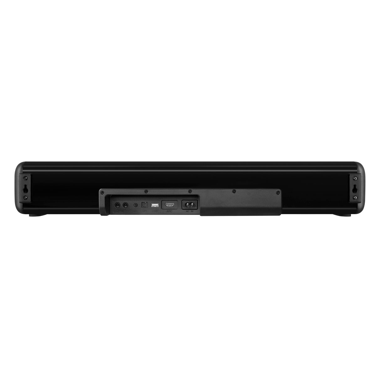 Barra de sonido 120W RMS Bluetooth® con 2 subwoofer y tripié Inalámbrico