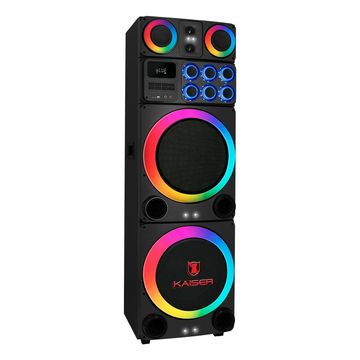 Bafle profesional 2x15" Tweeter 2x2" 160W RMS Bluetooth® one body
