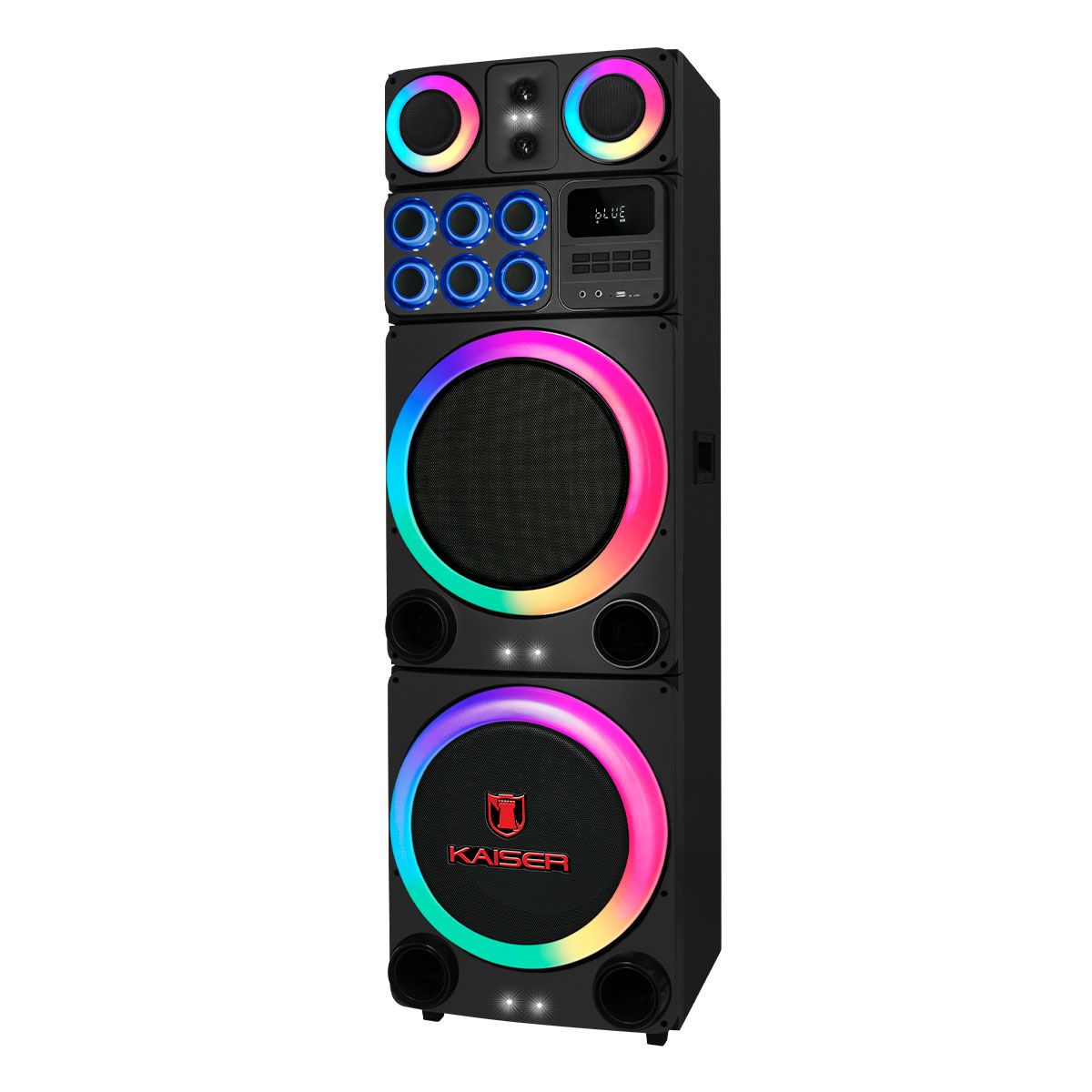 Bafle profesional 2x15" Tweeter 2x2" 160W RMS Bluetooth® one body